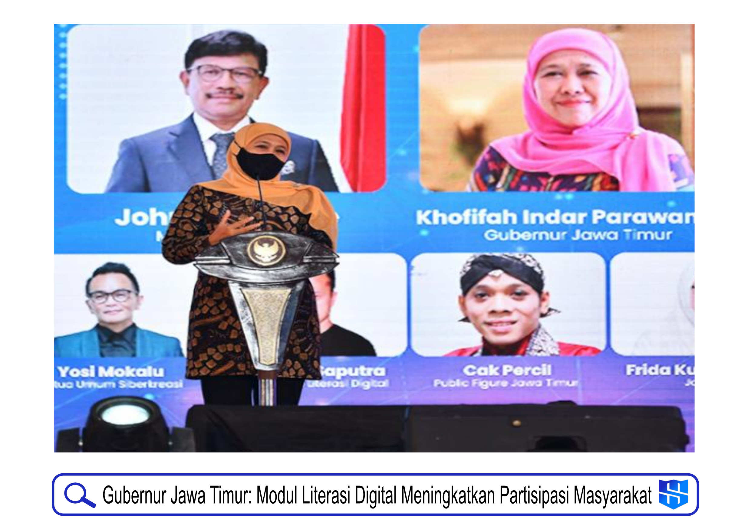 Gubernur Jawa Timur: Modul Literasi Digital Meningkatkan Partisipasi Masyarakat